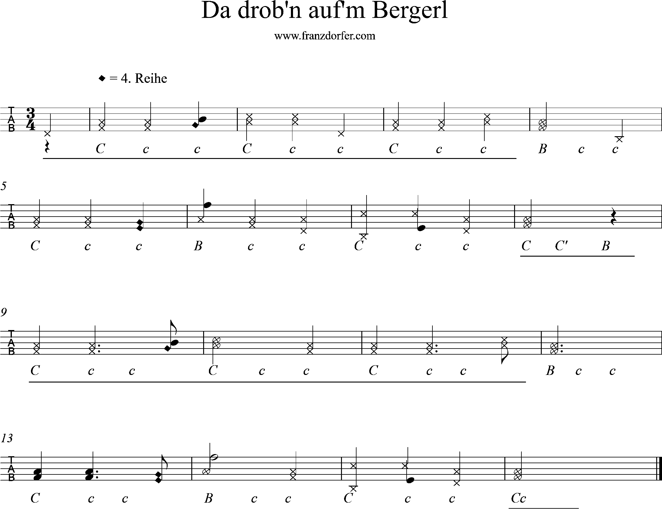 griffschrift - G'stanzl